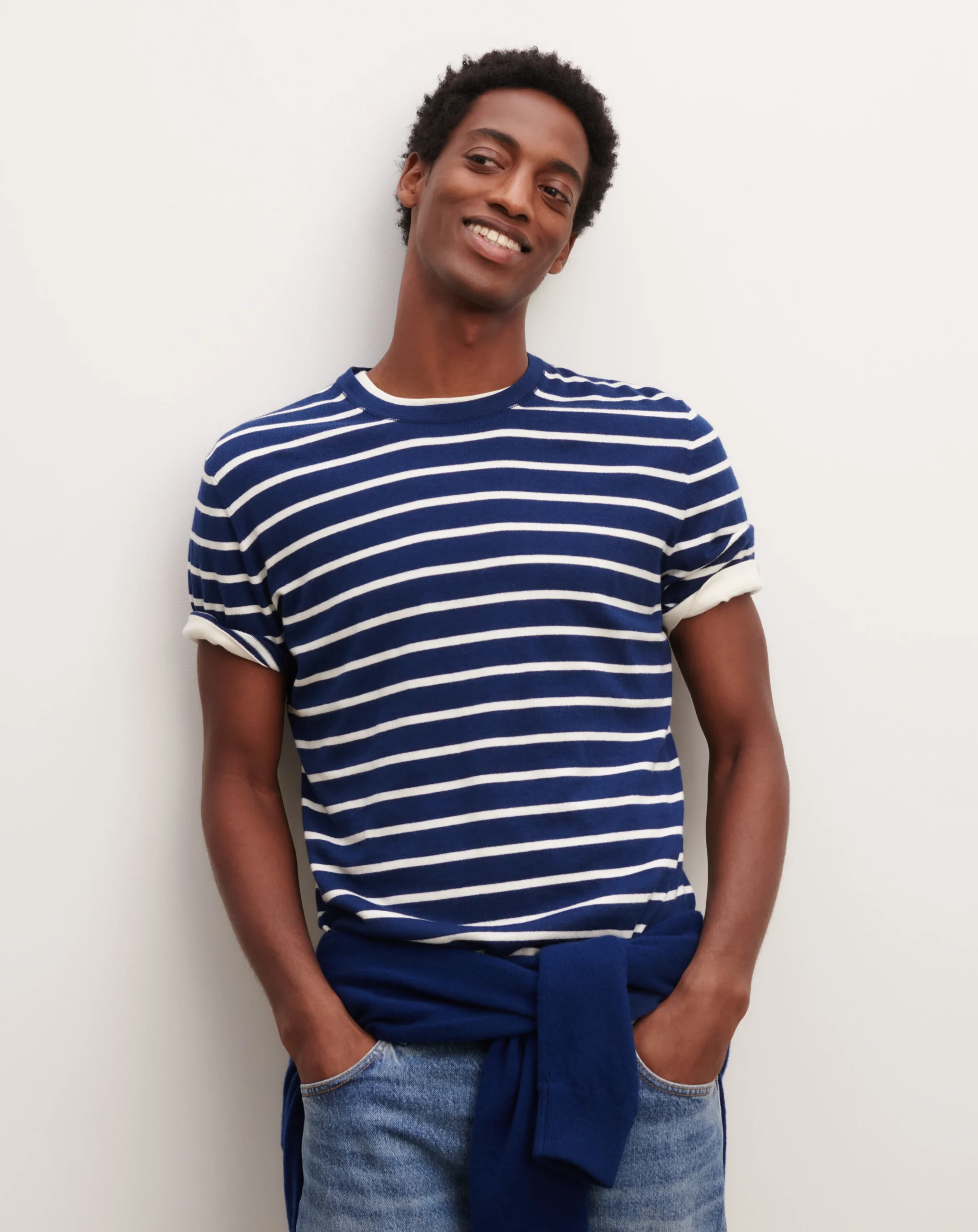 T-shirt ultrafin rayé