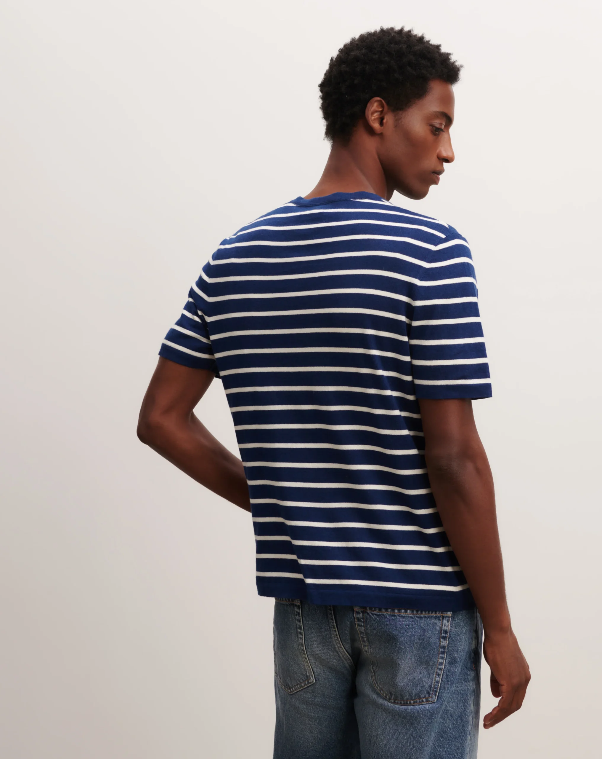 T-shirt ultrafin rayé – Image 3