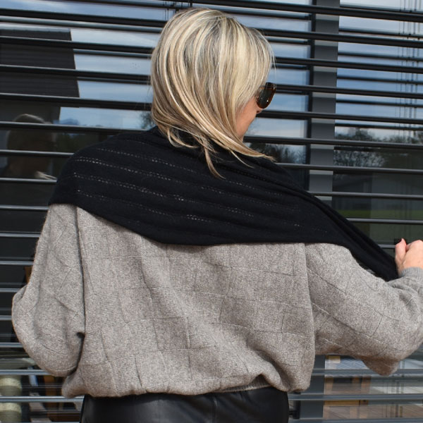 Petit foulard femme en cachemire – Image 9