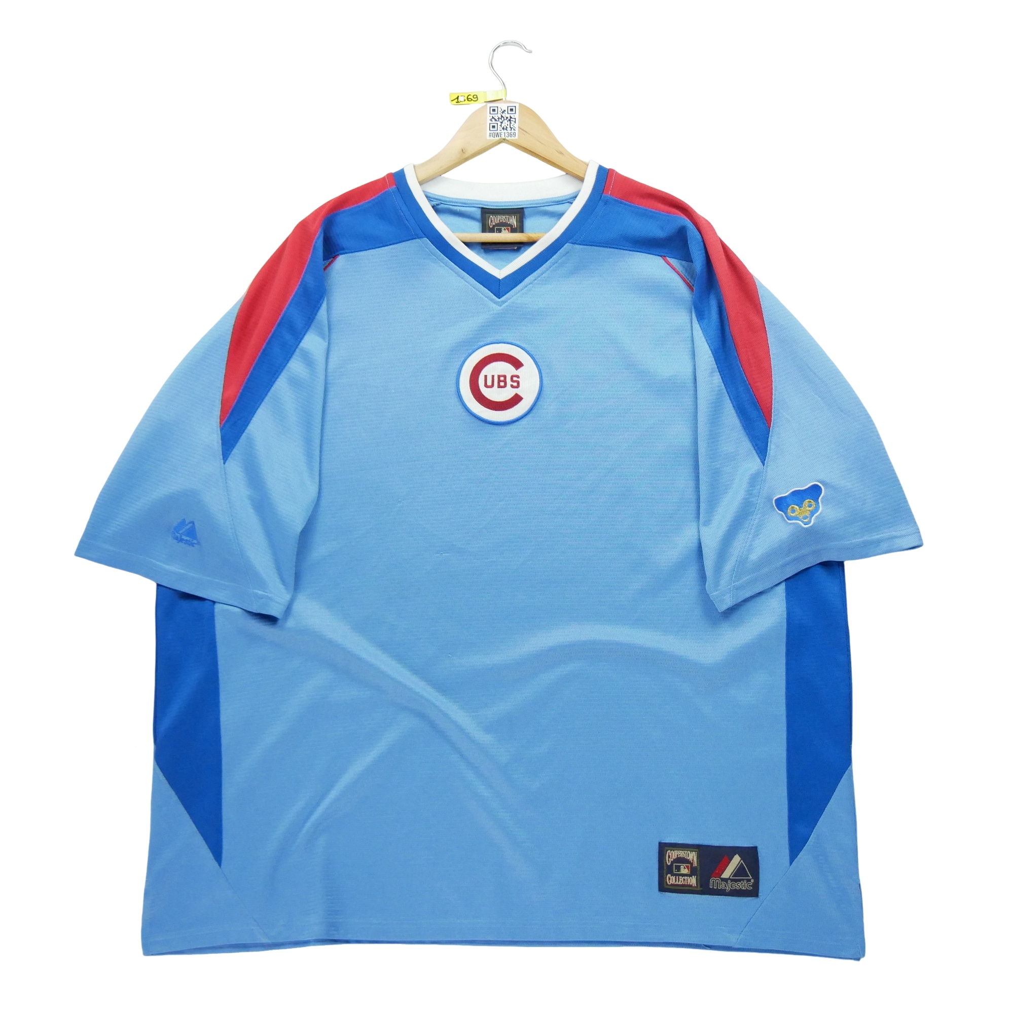 Maillot Homme MLB Chicago Cubs Bleu