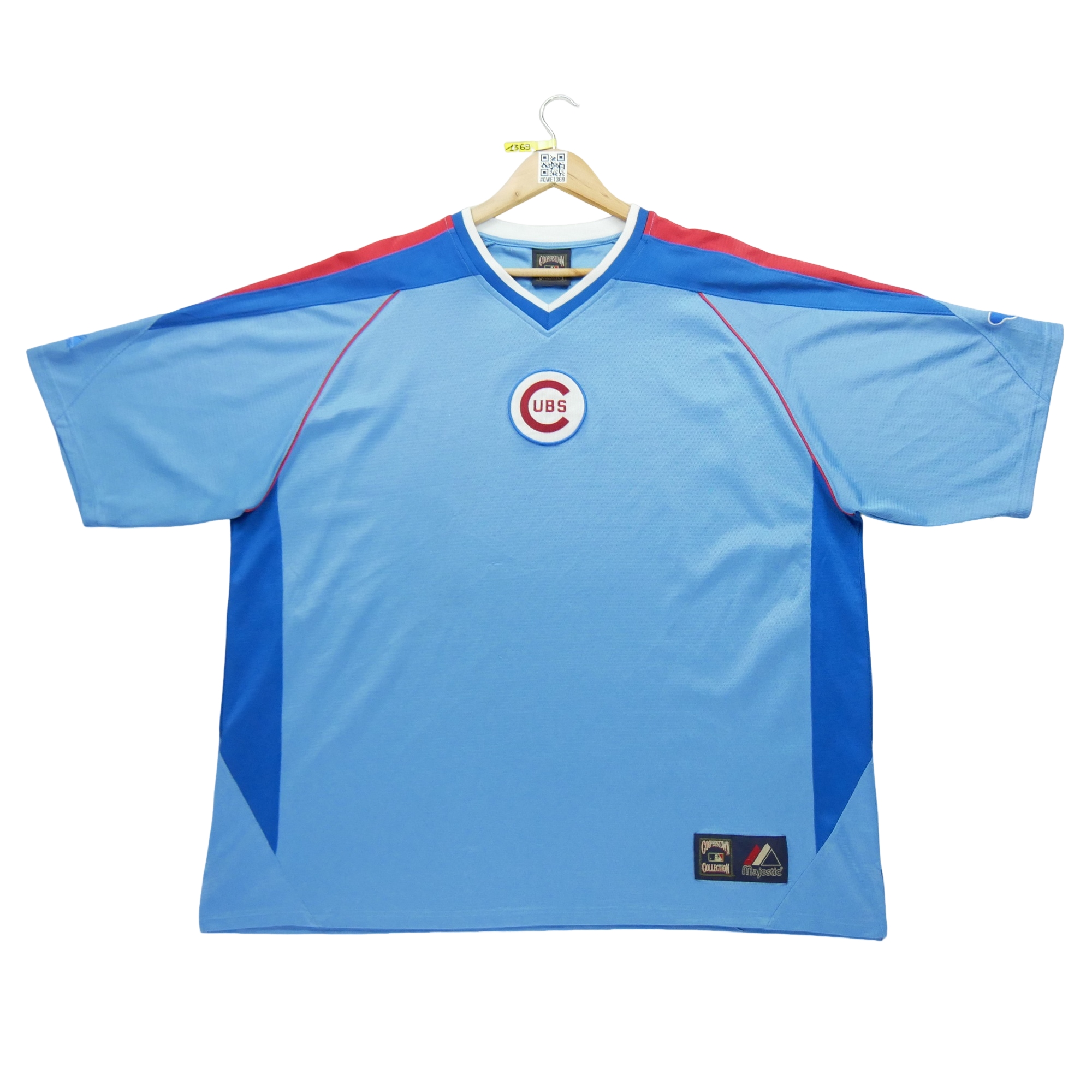 Maillot Homme MLB Chicago Cubs Bleu – Image 3