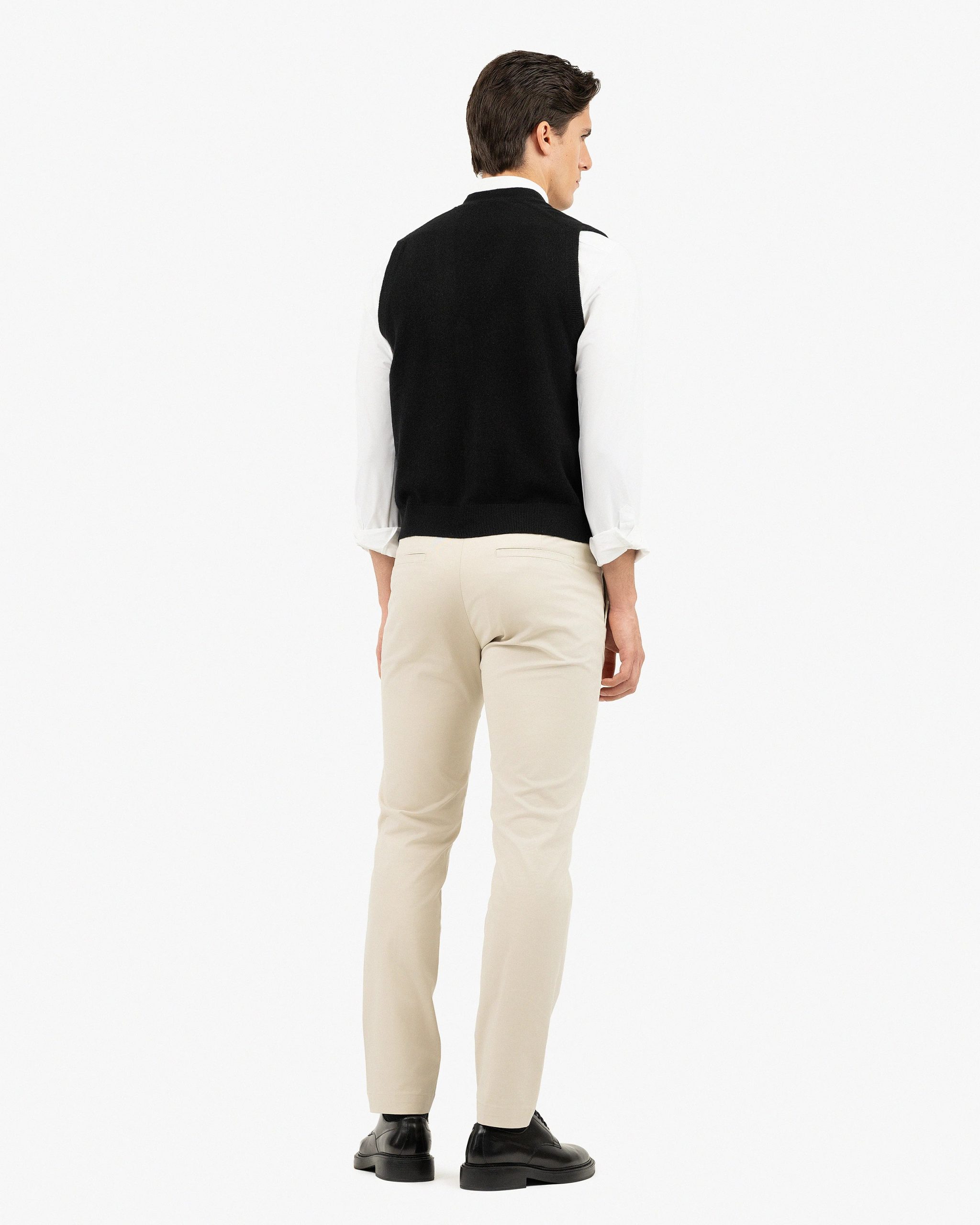 Men's Sevile Cardigan Vest - Black – Image 4