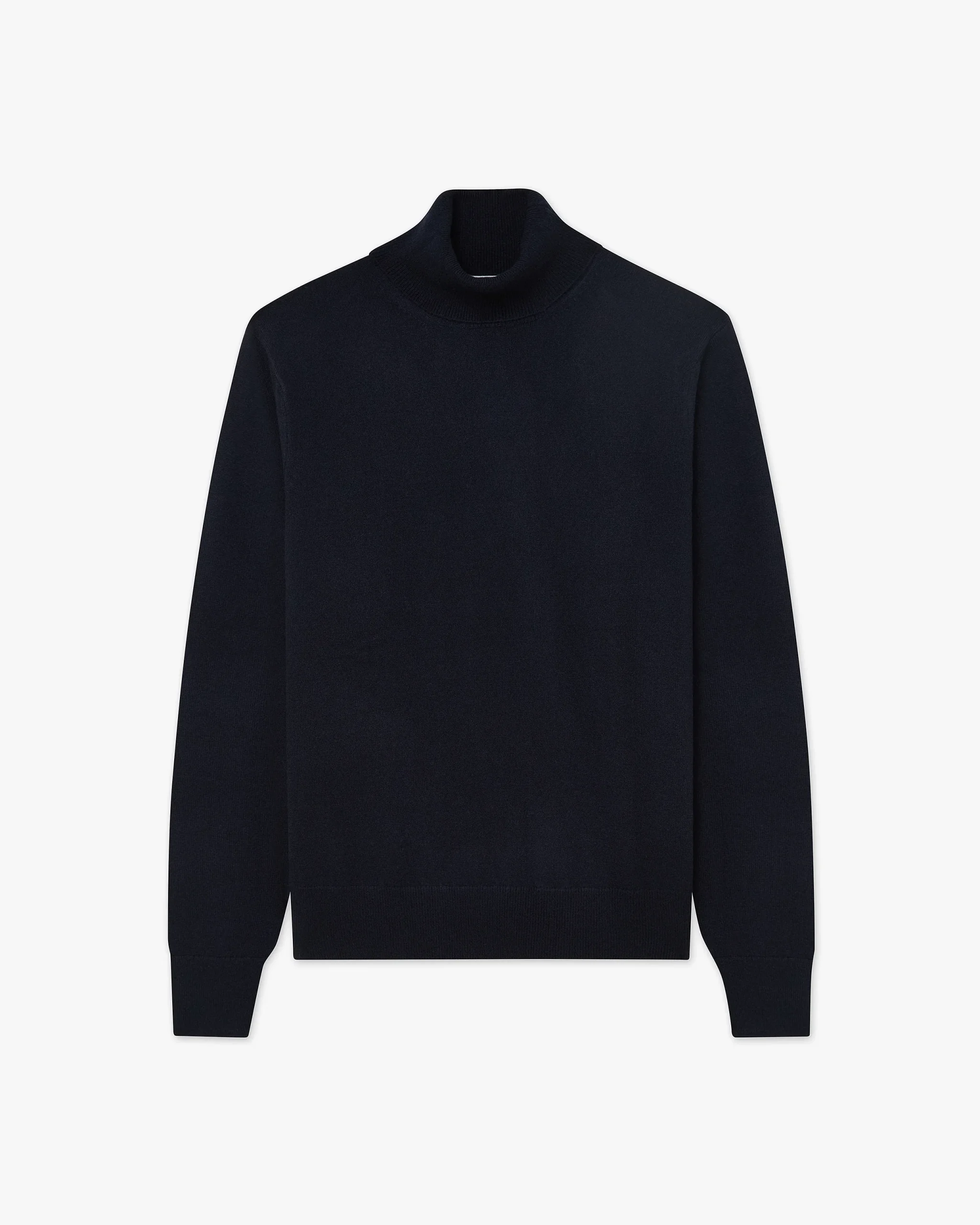 Men's Classic Turtleneck Sweater - Night Blue – Image 5