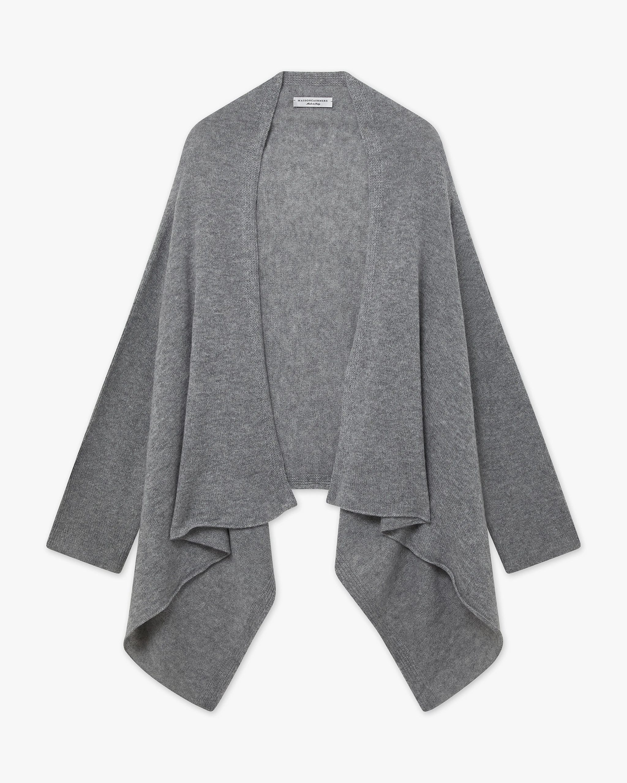 Ostuni Cardigan Wrap - Medium Grey – Image 5