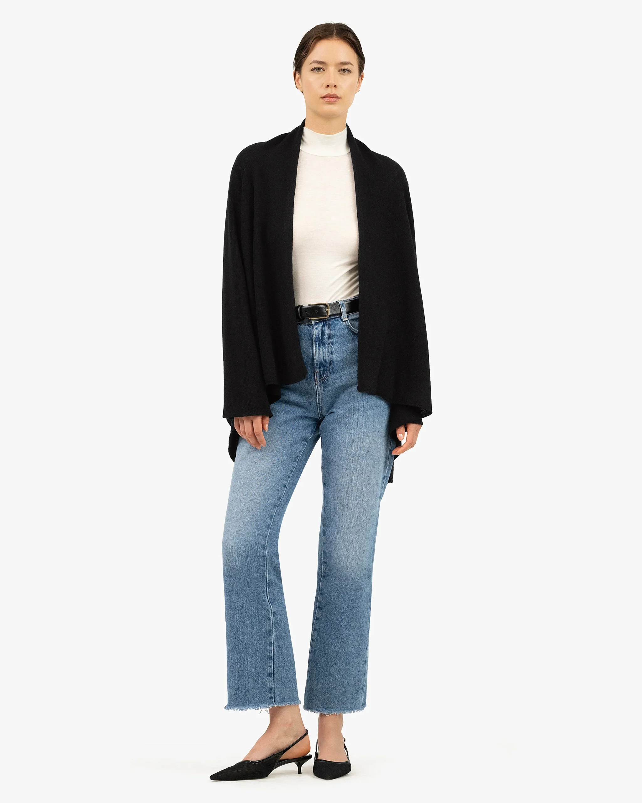 Ostuni Cardigan Wrap - Black