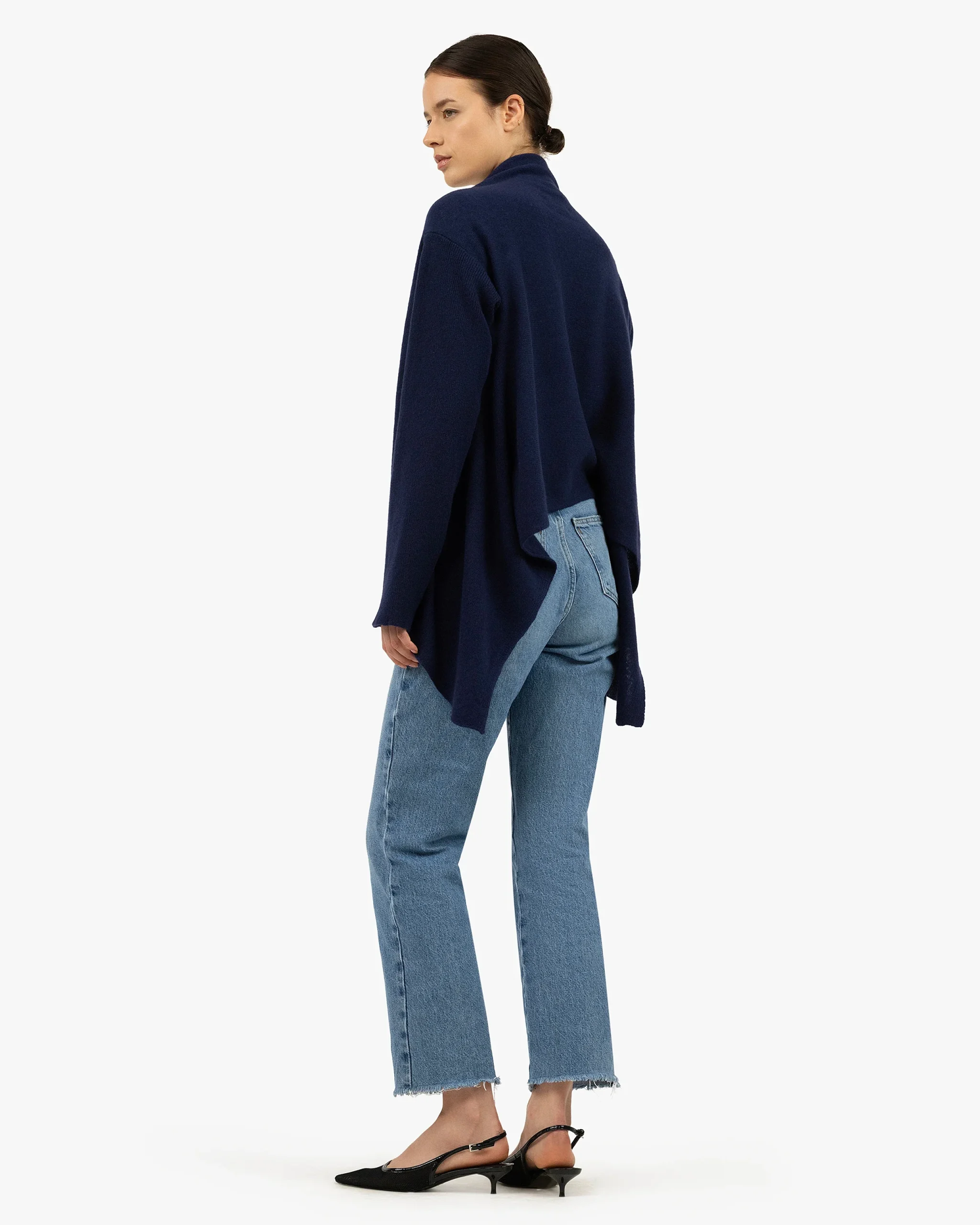 Ostuni Cardigan Wrap - Blue – Image 4