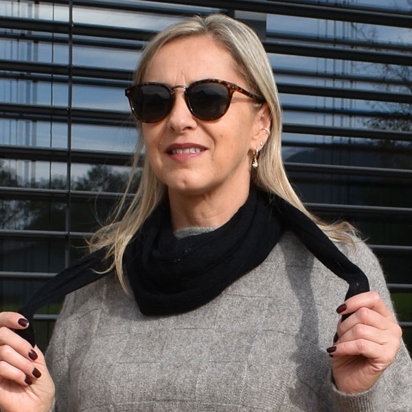 Petit foulard femme en cachemire