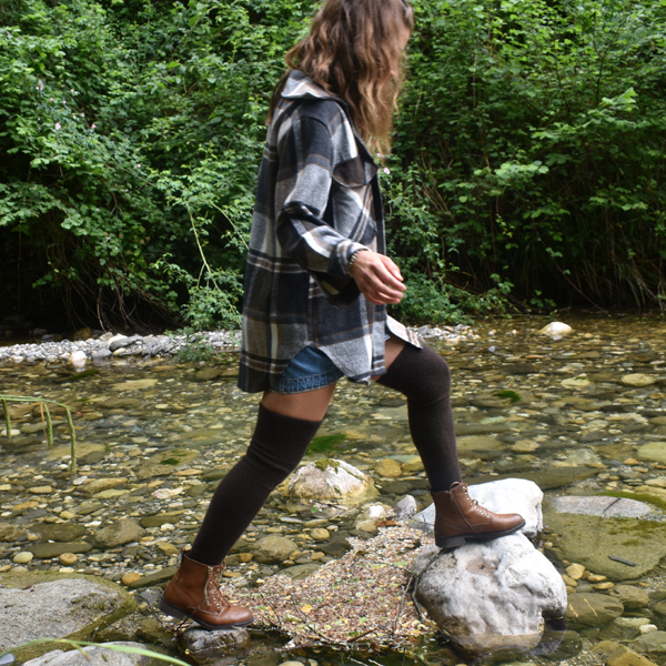 Chaussettes longues en duvet de yack – Image 3