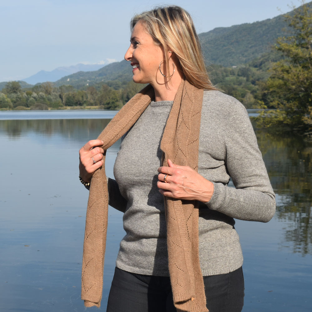 Écharpe en laine de chameau – Image 4