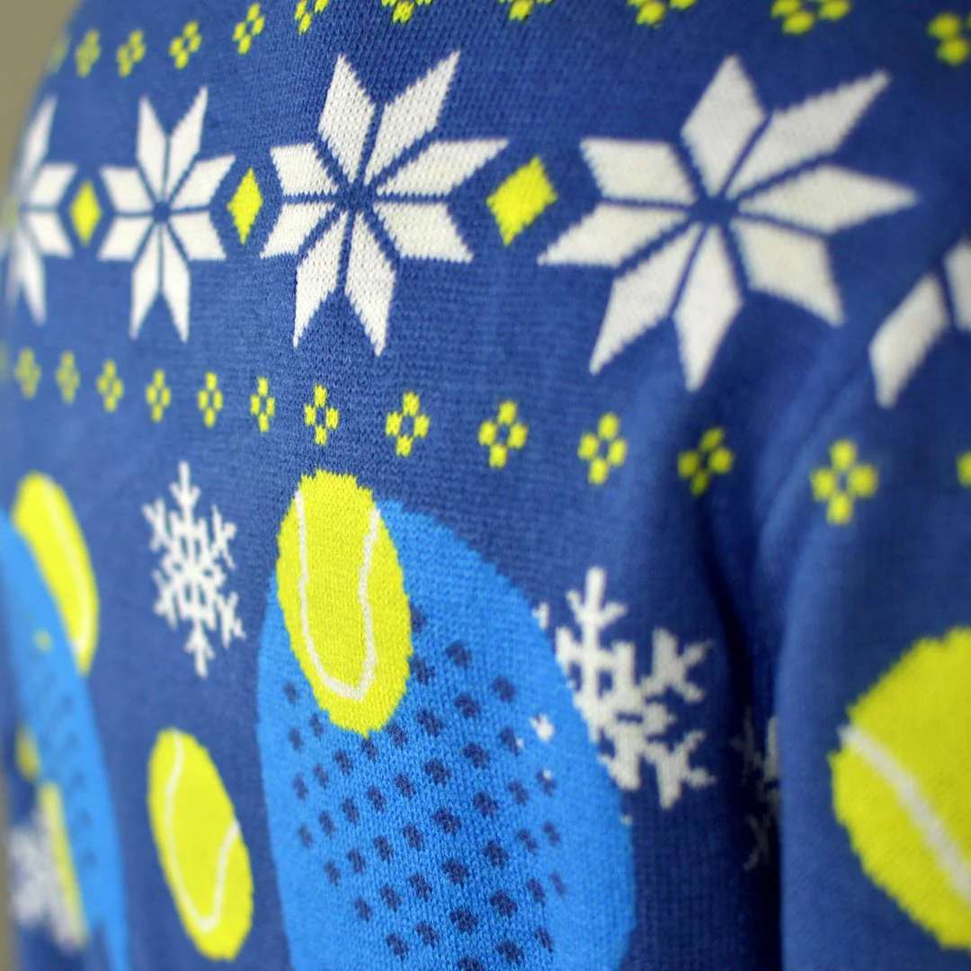 Pull de Noël Bleu Padel Christmas – Image 6