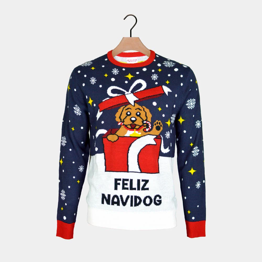 Pull de Noël pour Famille Feliz Navidog – Image 7