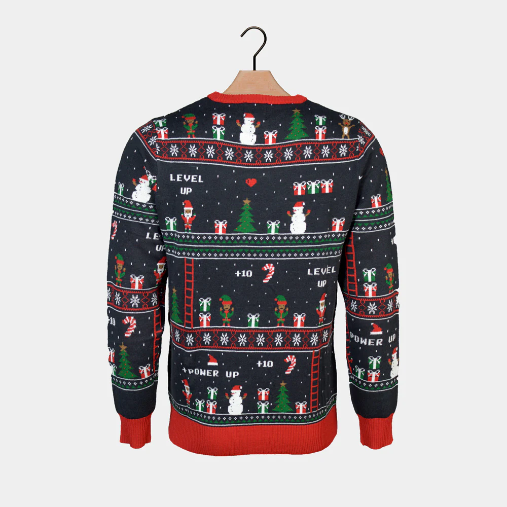 Pull de Noël pour Famille Jeux Vidéo Rétro – Image 8