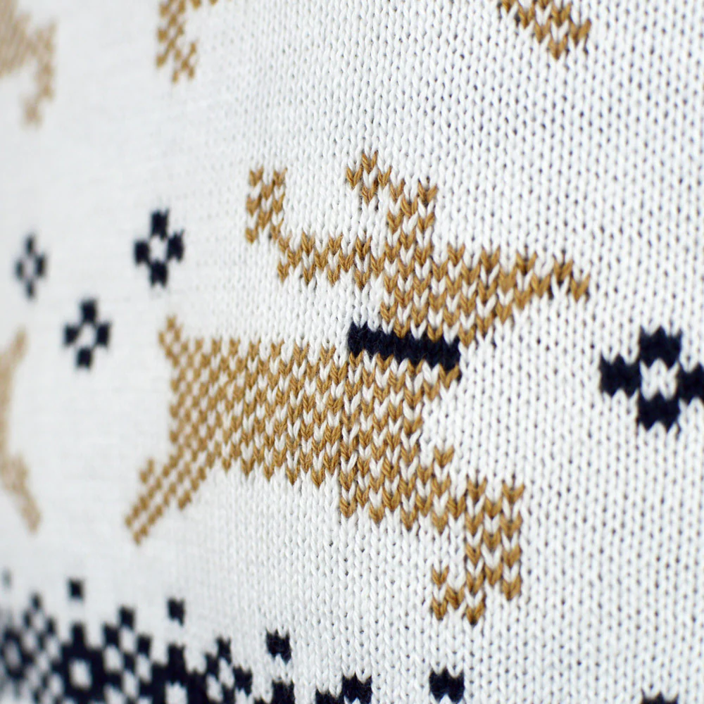 Pull de Noël pour Femme Blanc Chic Alaska – Image 5