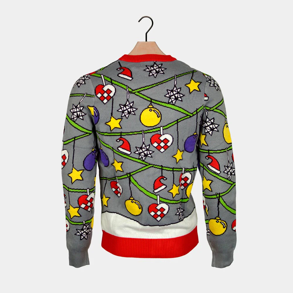 Pull de Noël Cardigan Sapin et Bonhomme de Neige – Image 5