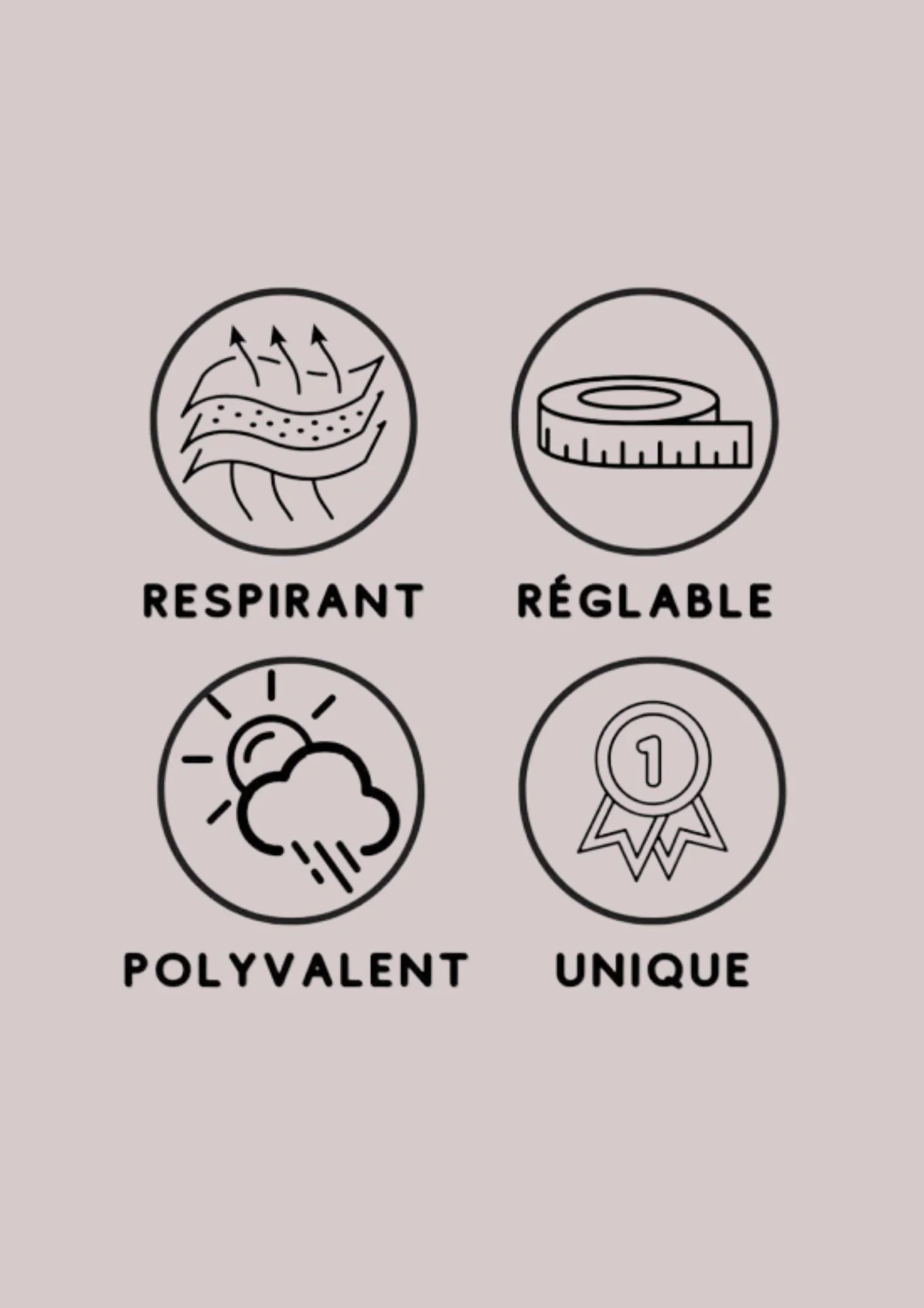 CHAPEAU DE PLUIE HOMME/FEMME - BEIGE – Image 9