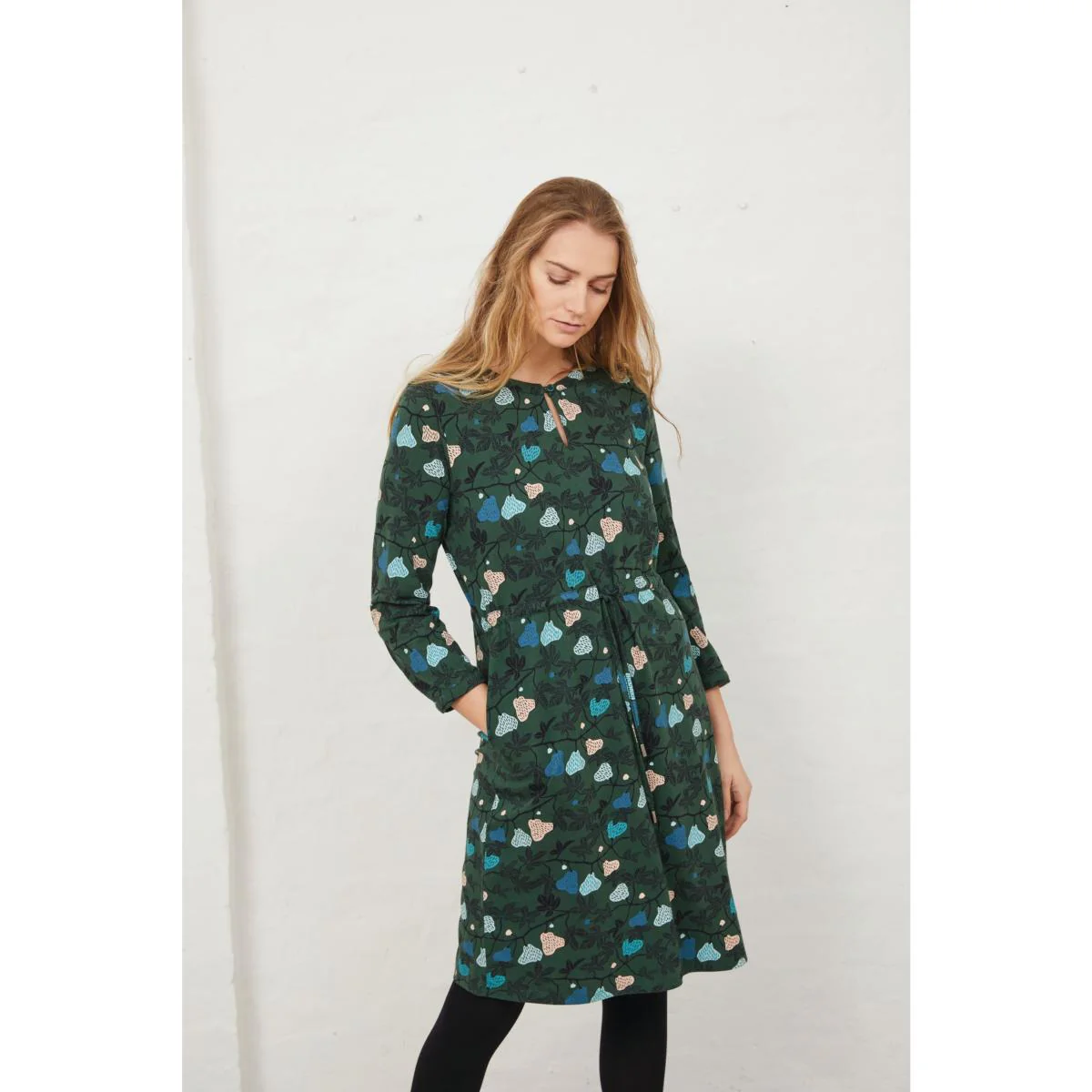 Robe verte imprimé en Coton - MADNESS