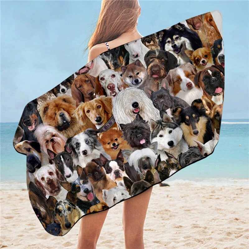 Serviette de plage chien – Image 5