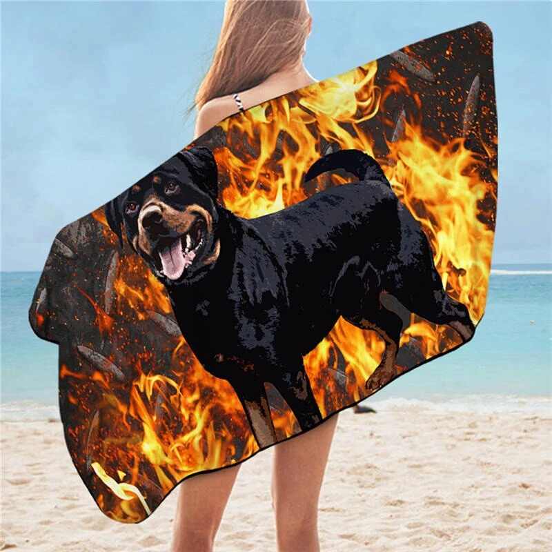 Serviette de plage chien – Image 4