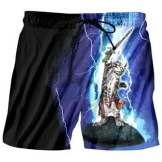 Short de Bain Chat Surpuissant