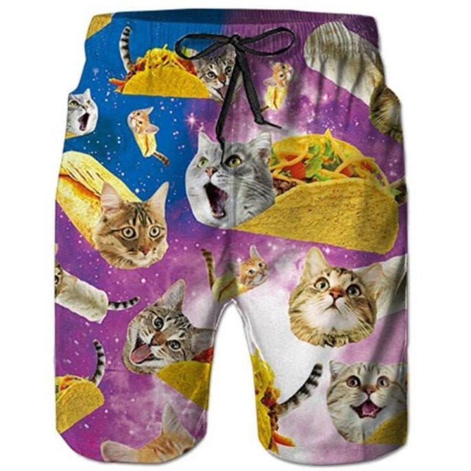 Short de Bain Chats Délirants – Image 2