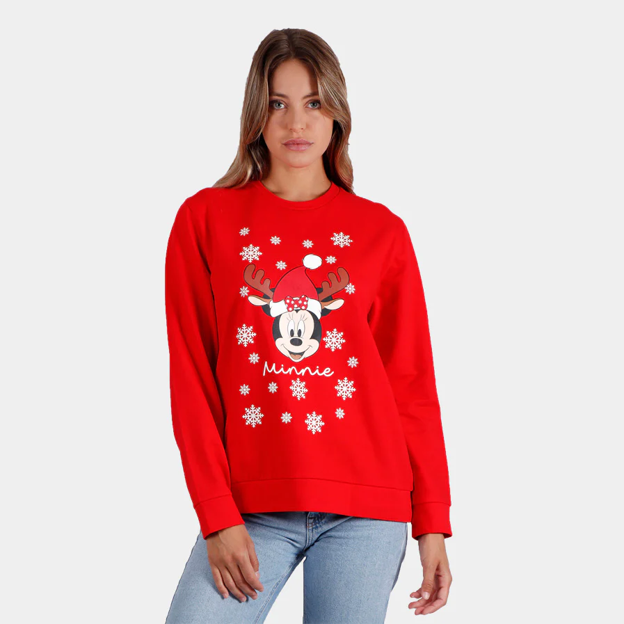 Sweat de Noël pour Femme Minnie