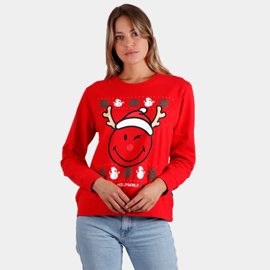 Sweat de Noël pour Femme Smile