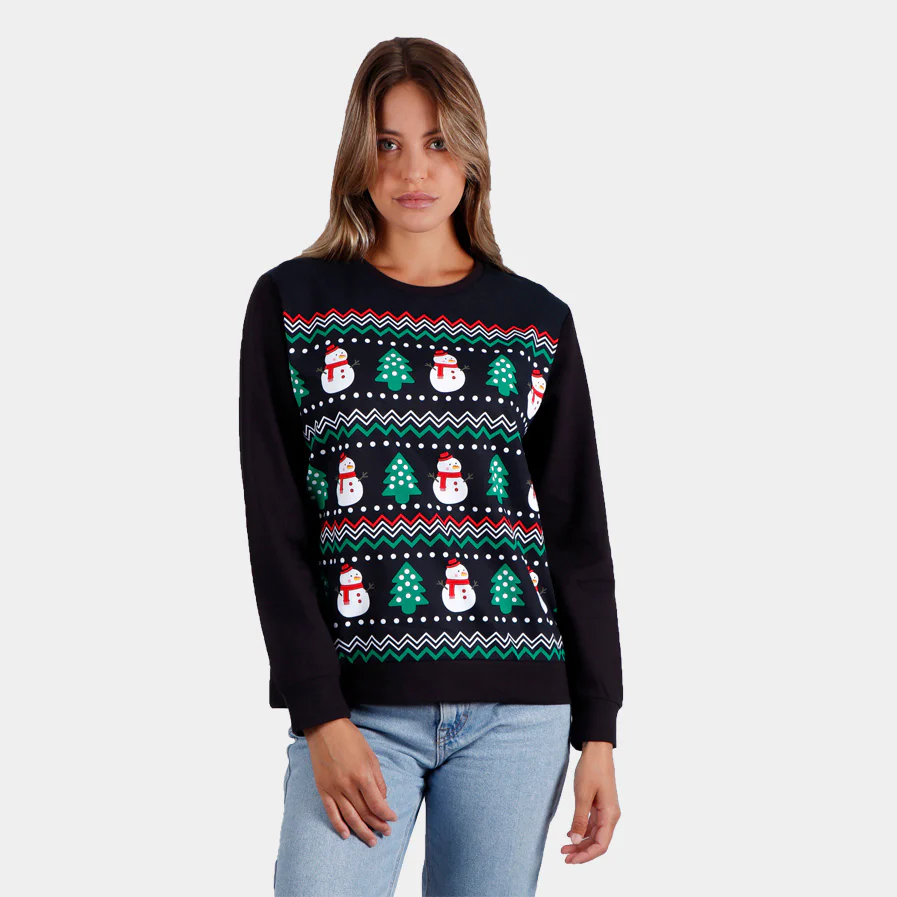 Sweat de Noël pour Femme Snow Tree