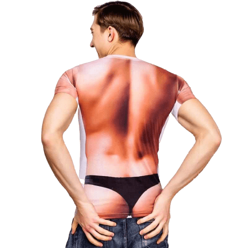 T-shirt homme nu – Image 3