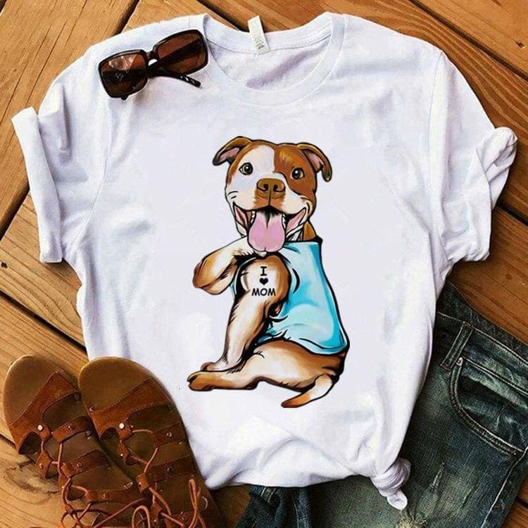 T-Shirt Chien Tatoué