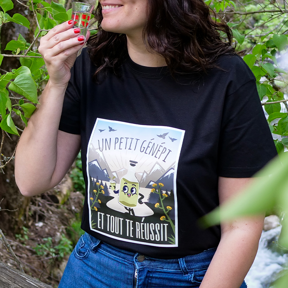 T-shirt Femme – Un petit Génépi et tout te réussit – Image 2