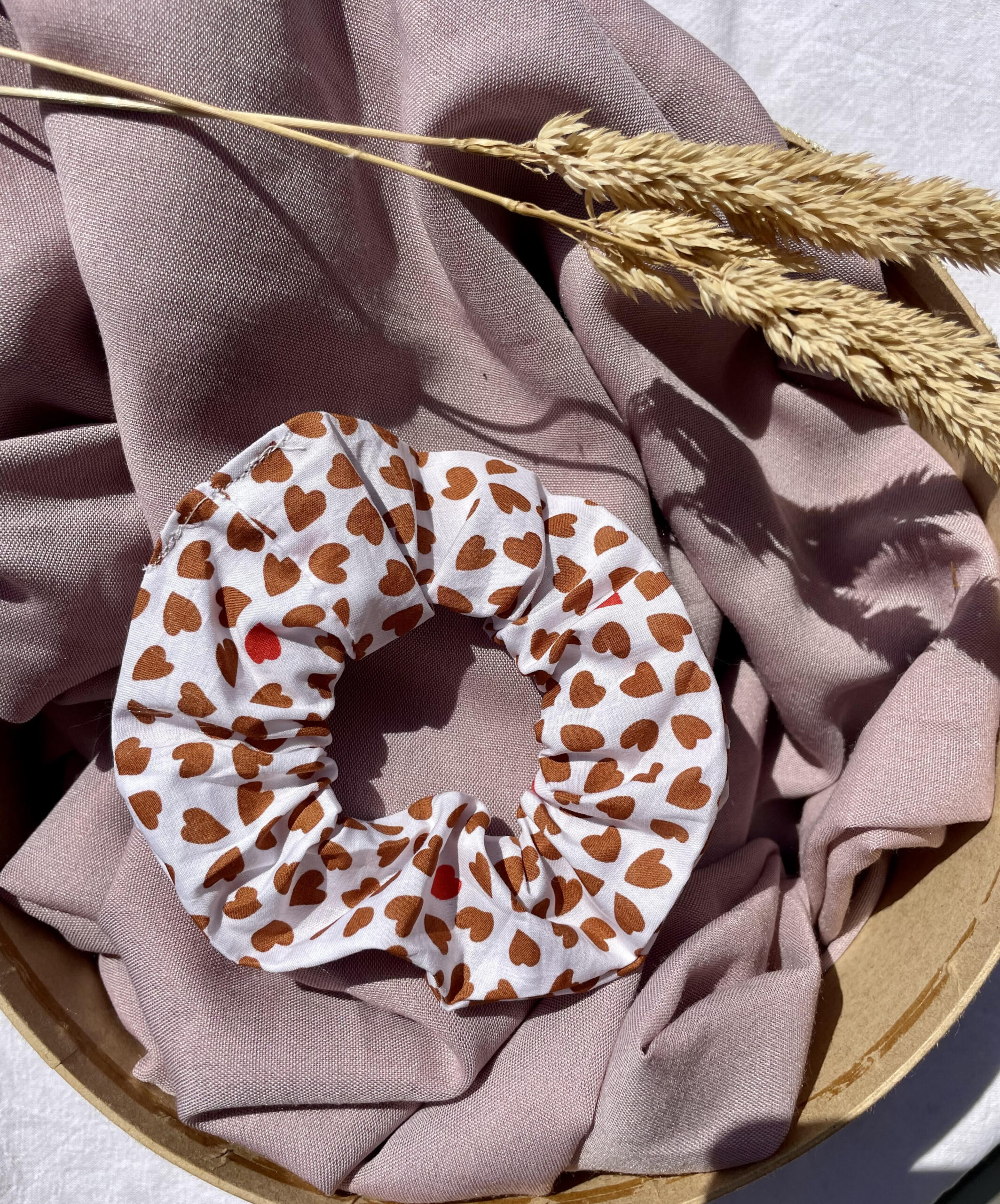 Chouchou en coton upcyclé – Image 3