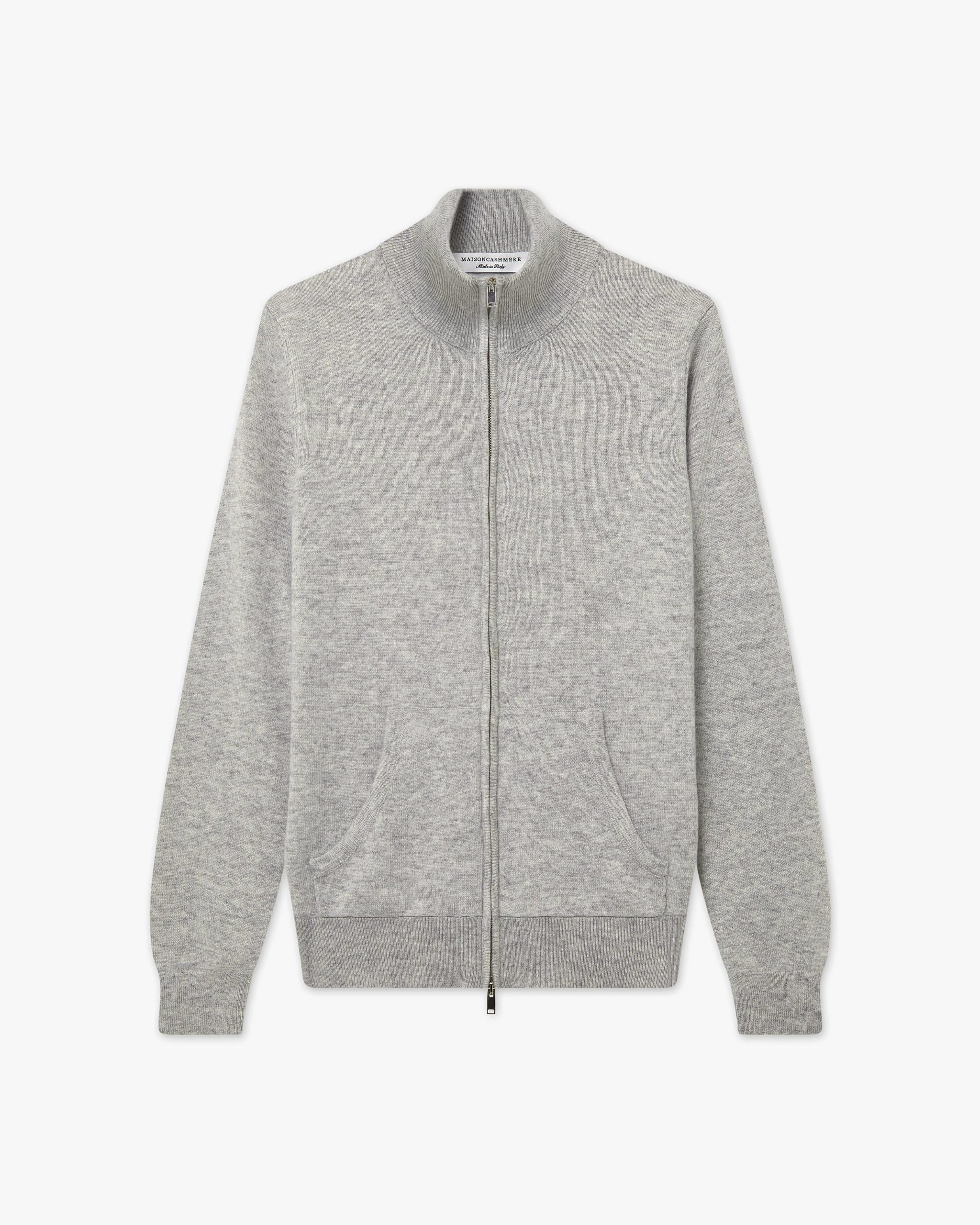 Women's Salò Zip Cardigan - Light Grey – Image 5