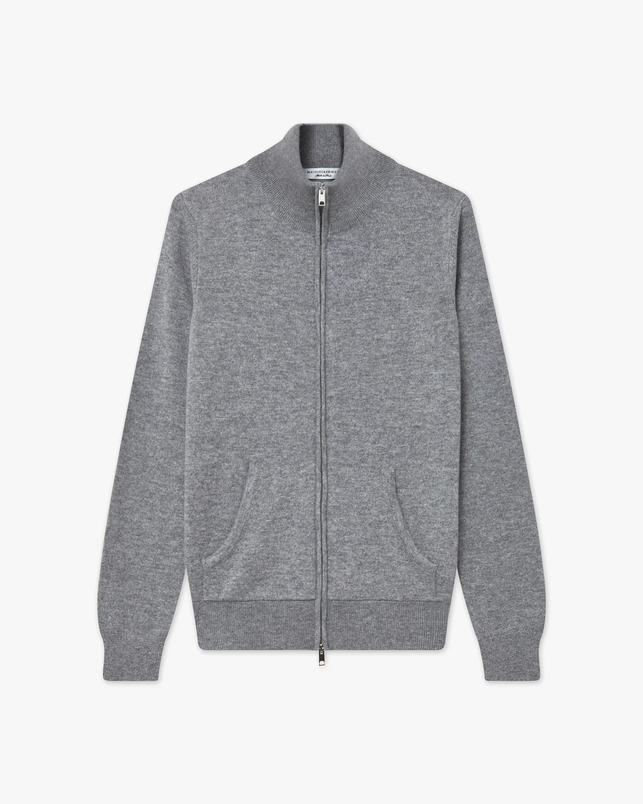 Women's Salò Zip Cardigan - Medium Grey – Image 5