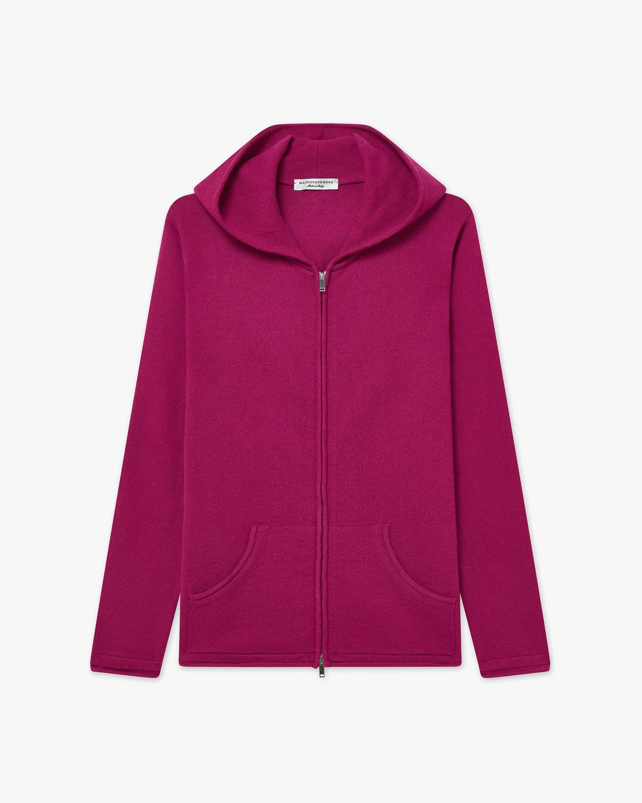 Women's Salò Zip Hoodie - Magenta – Image 5