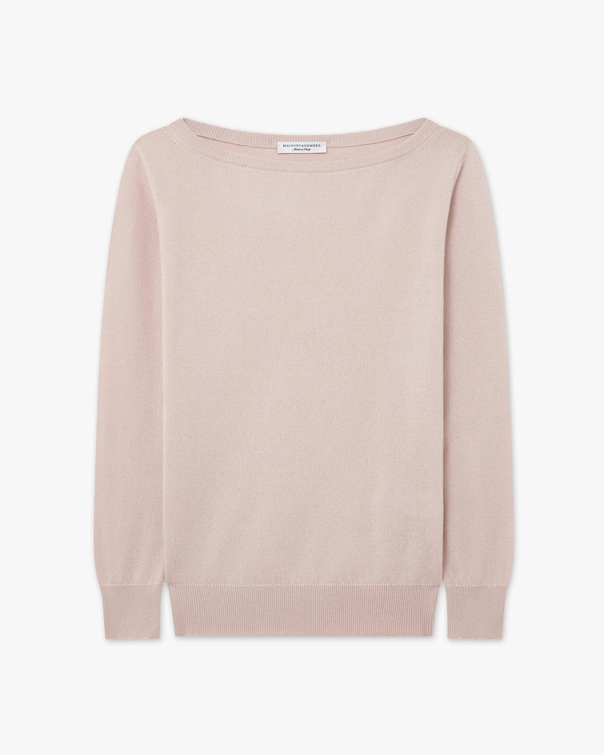 Essential Boat Neck Sweater - Rose – Image 5