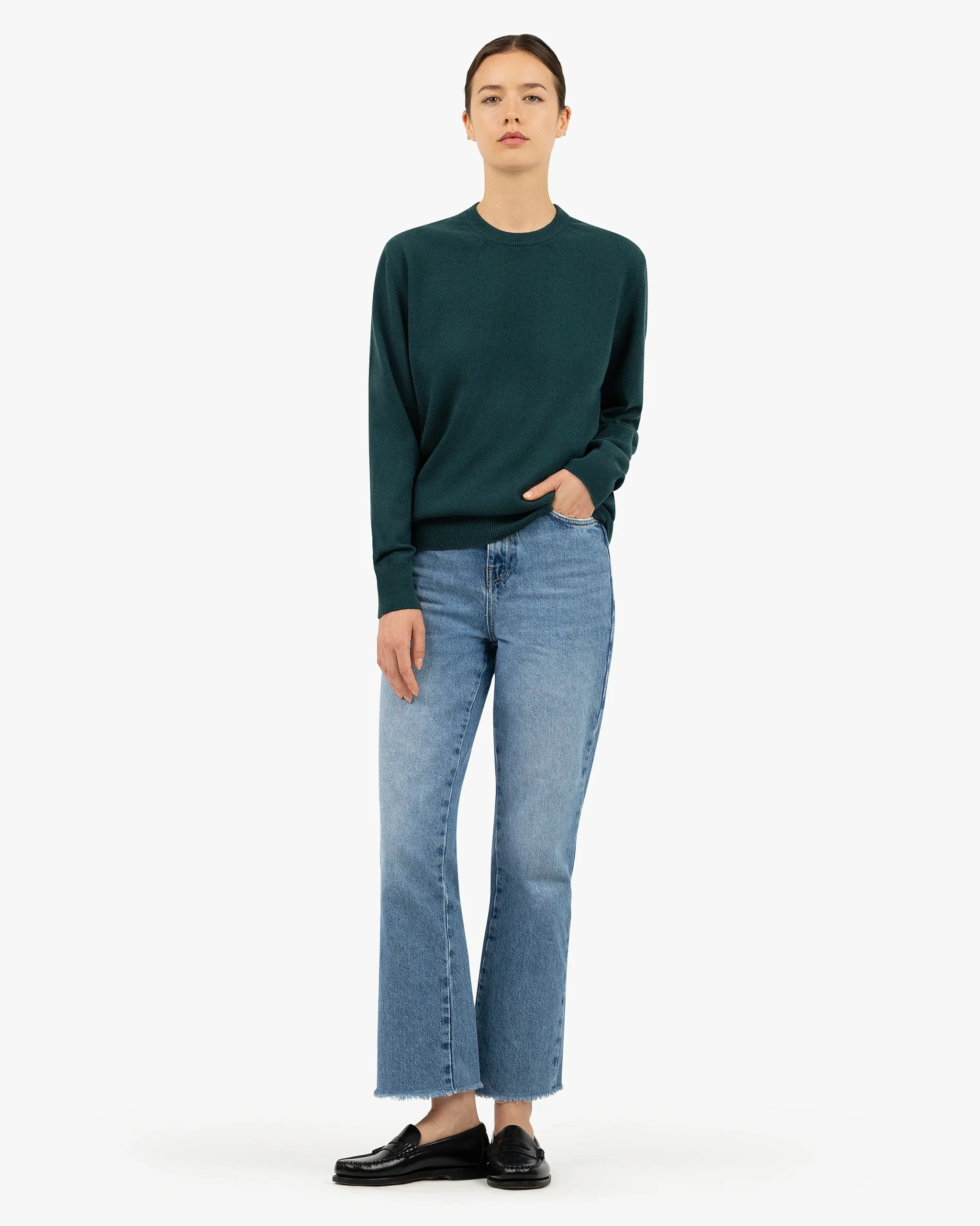 Essential Boyfriend Sweater - Green