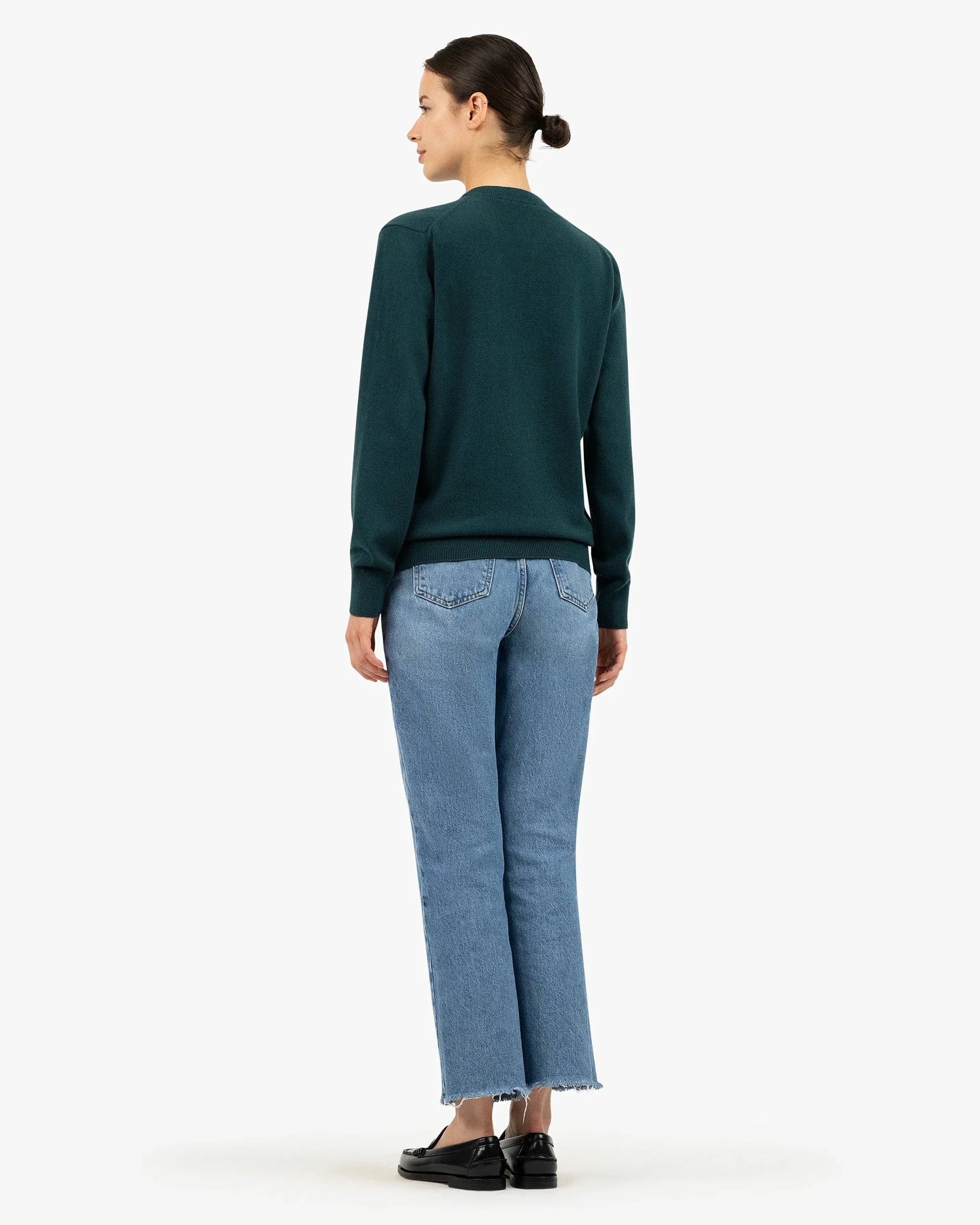 Essential Boyfriend Sweater - Green – Image 4