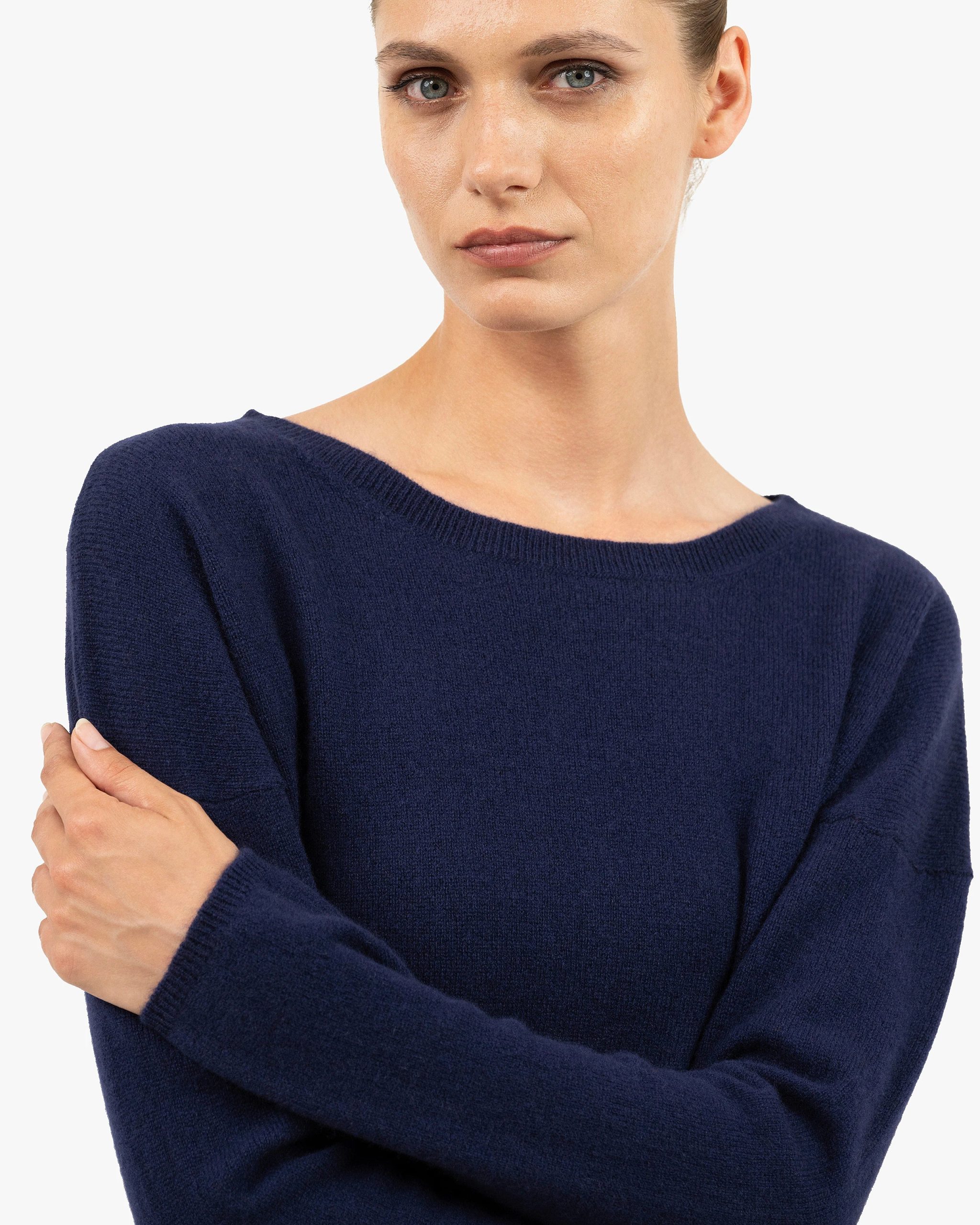 Lightness Crew Neck Sweater - Blue – Image 2