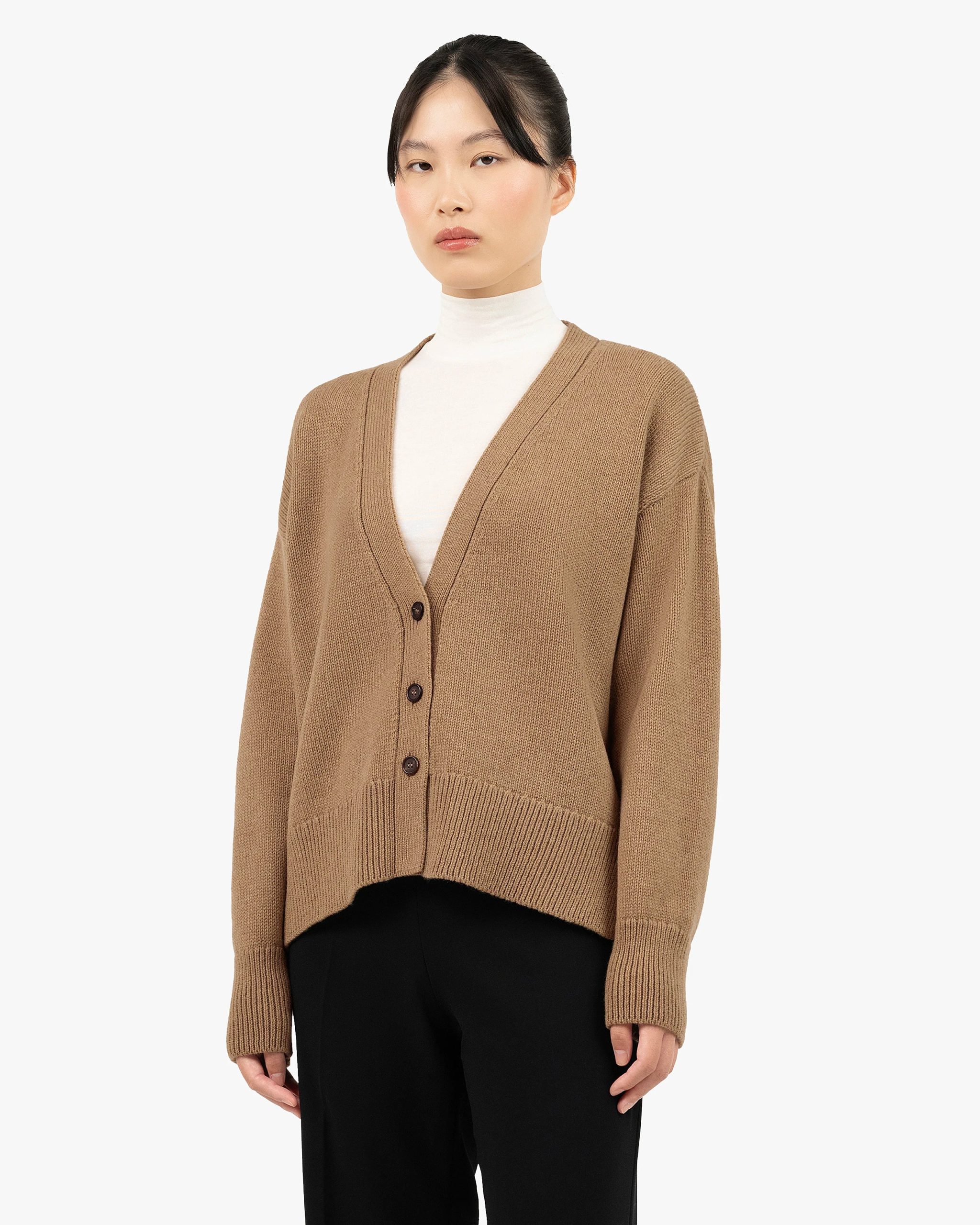 Women's Funes Cardigan - Hazelnut – Image 3