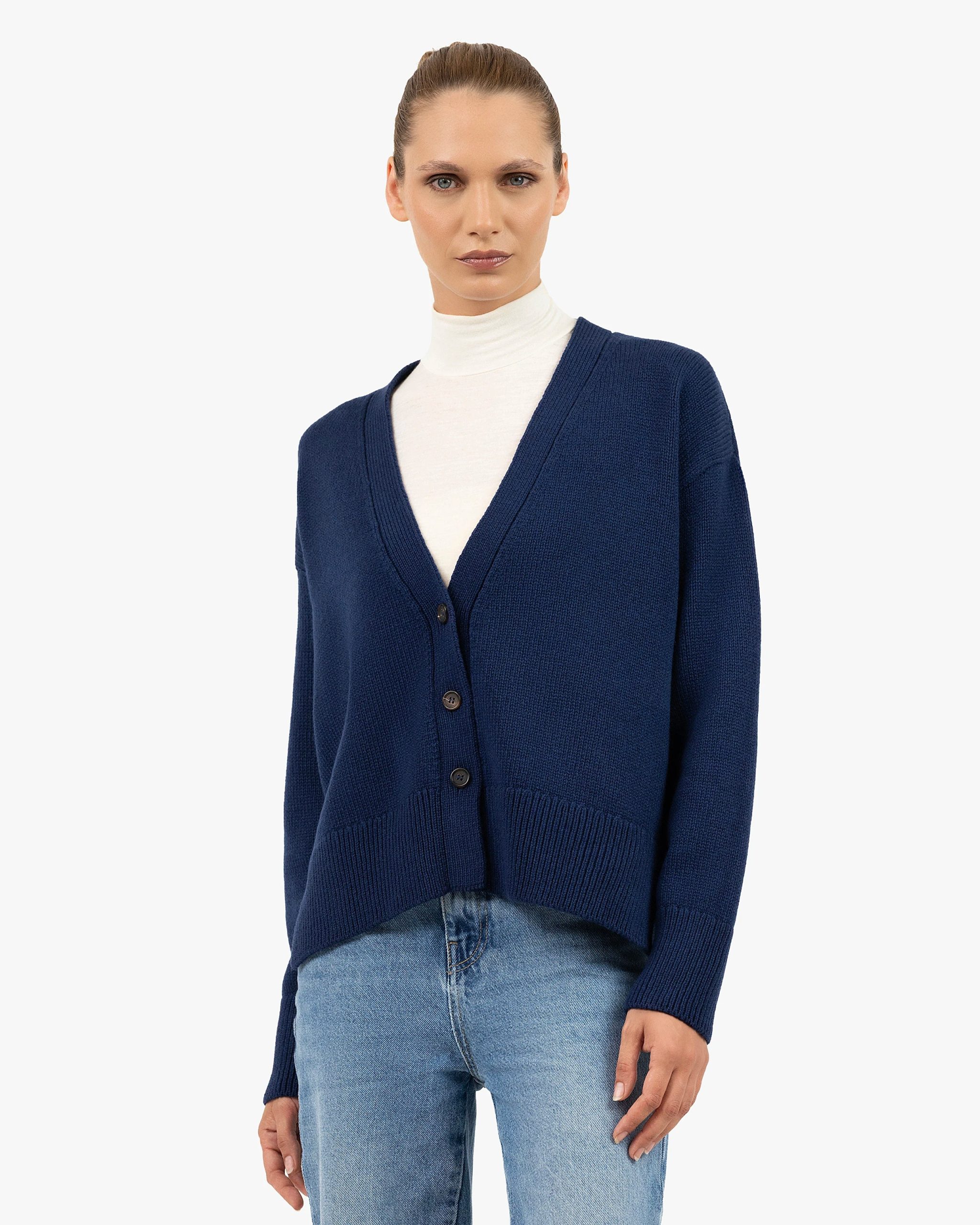 Women's Funes Cardigan - Blue – Image 3