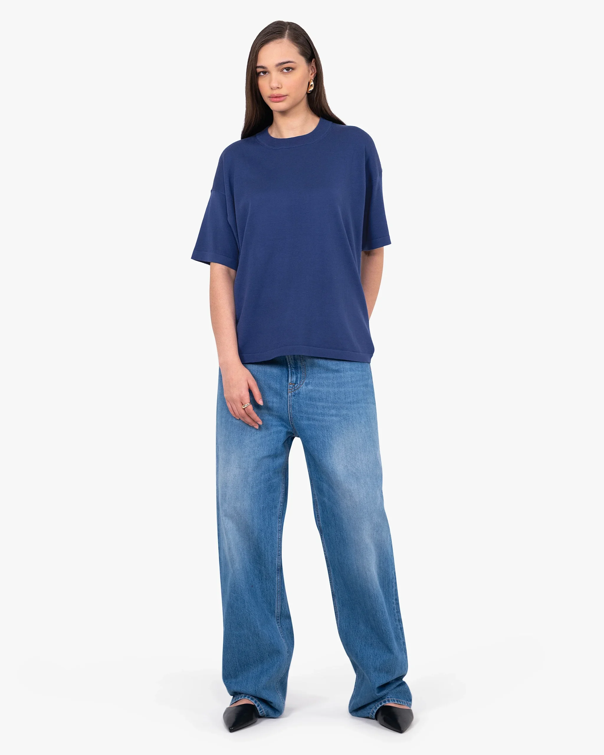 Women's Oasi Maxi Tee - Blue