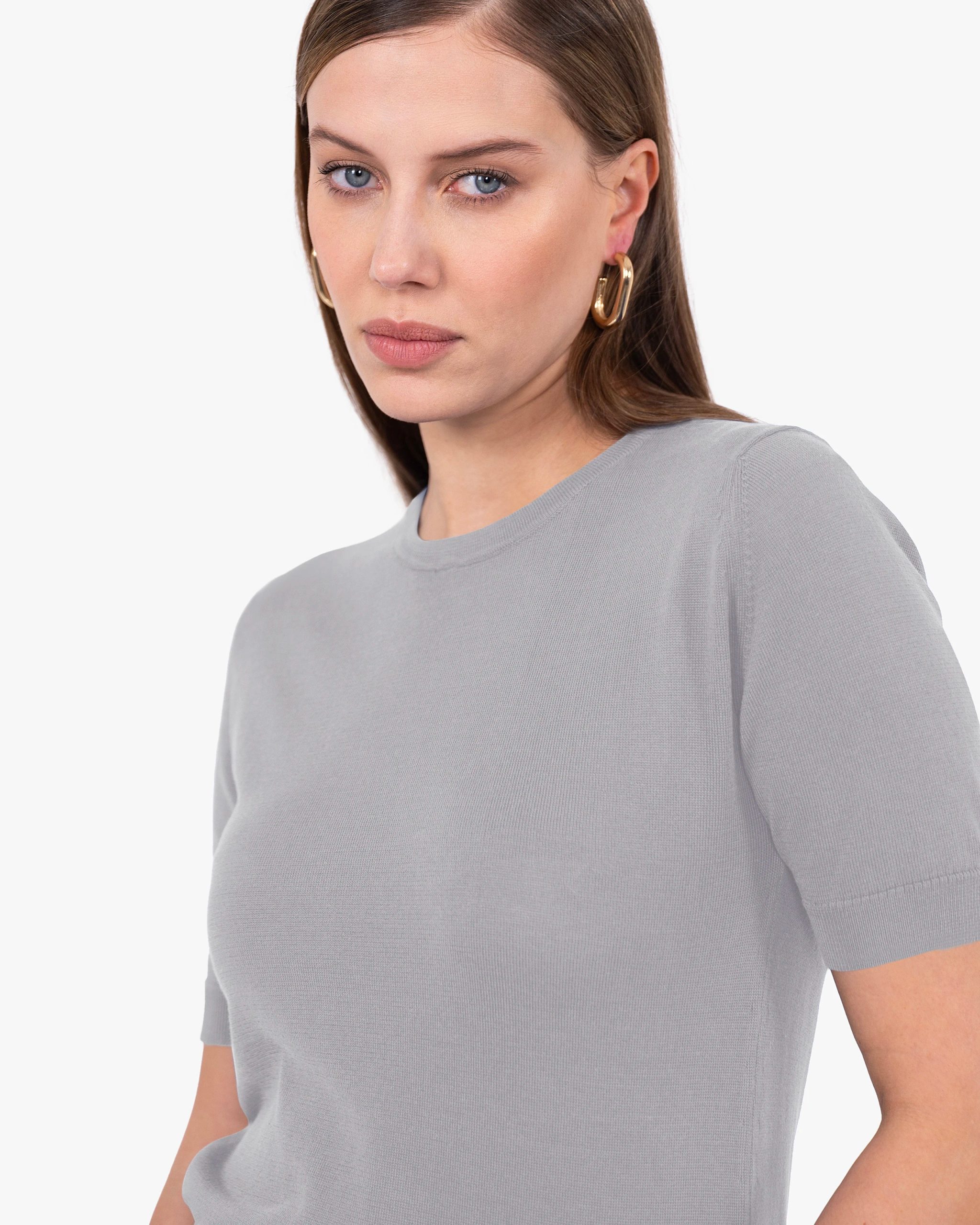 Women's Oasi Tee - Grey – Image 2