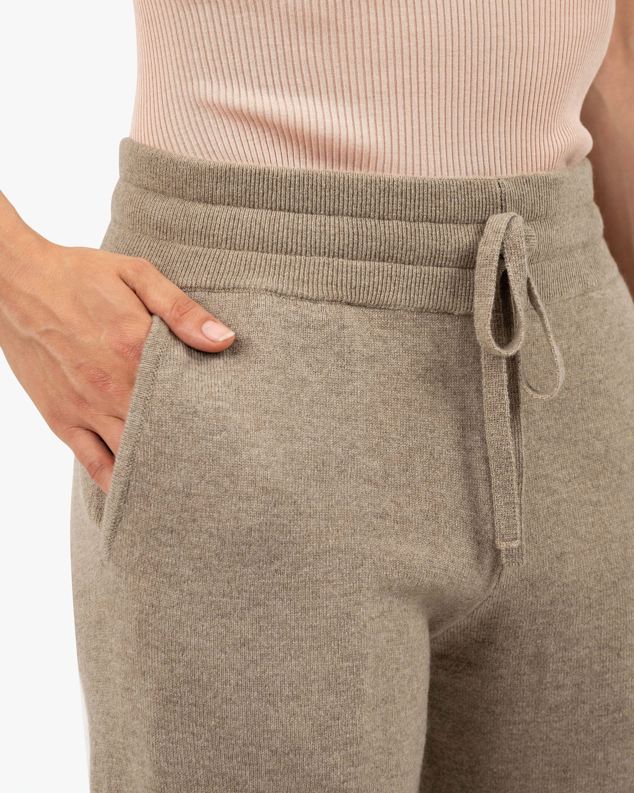 Women's Salò Joggers - Taupe – Image 2