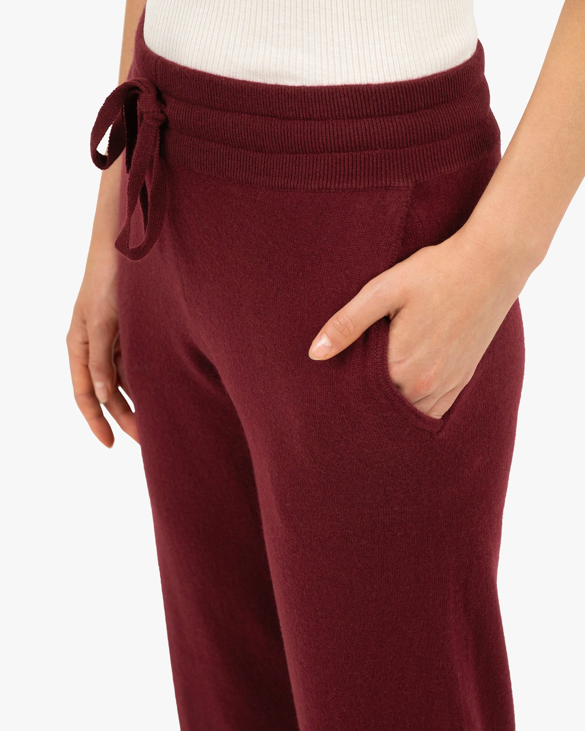 Women's Salò Sweatpants - Bordeaux – Image 2