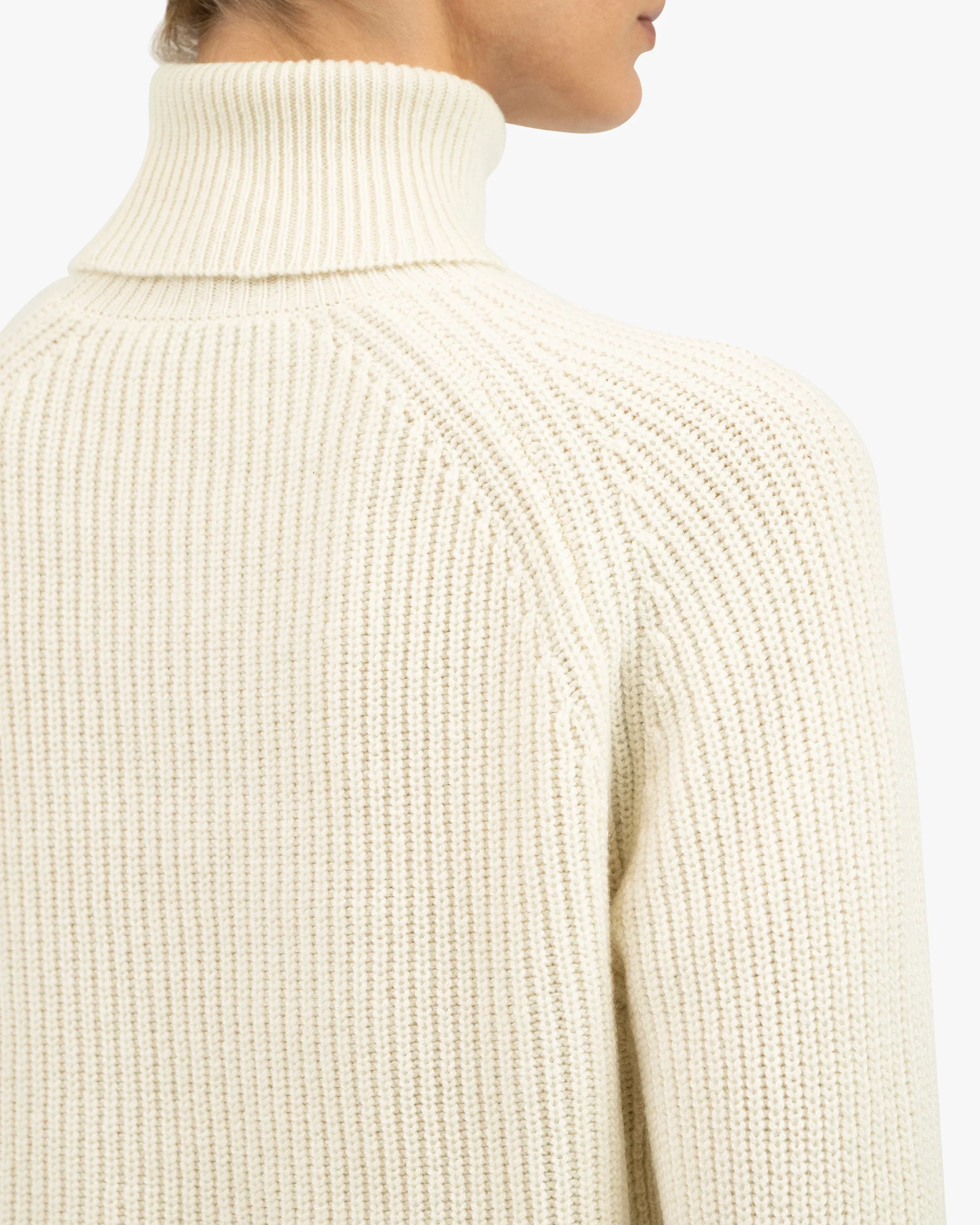 Women's Sorapis Turtleneck Sweater - White – Image 2