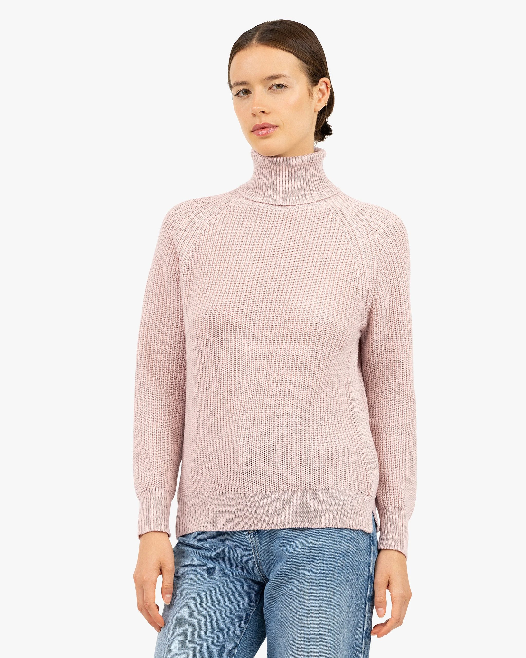 Women's Sorapis Turtleneck Sweater - Rose – Image 3