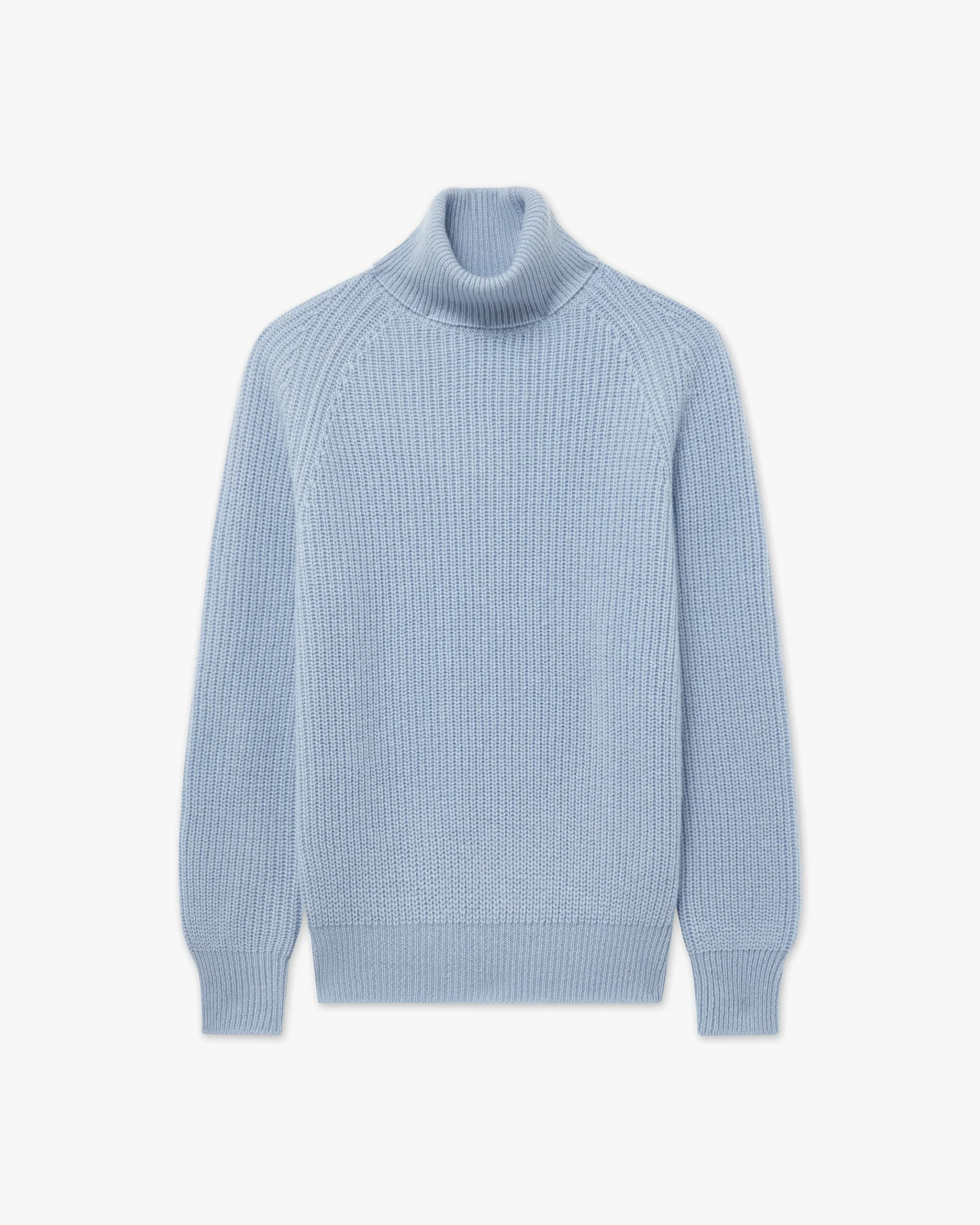 Women's Sorapis Turtleneck Sweater - Light Blue – Image 5