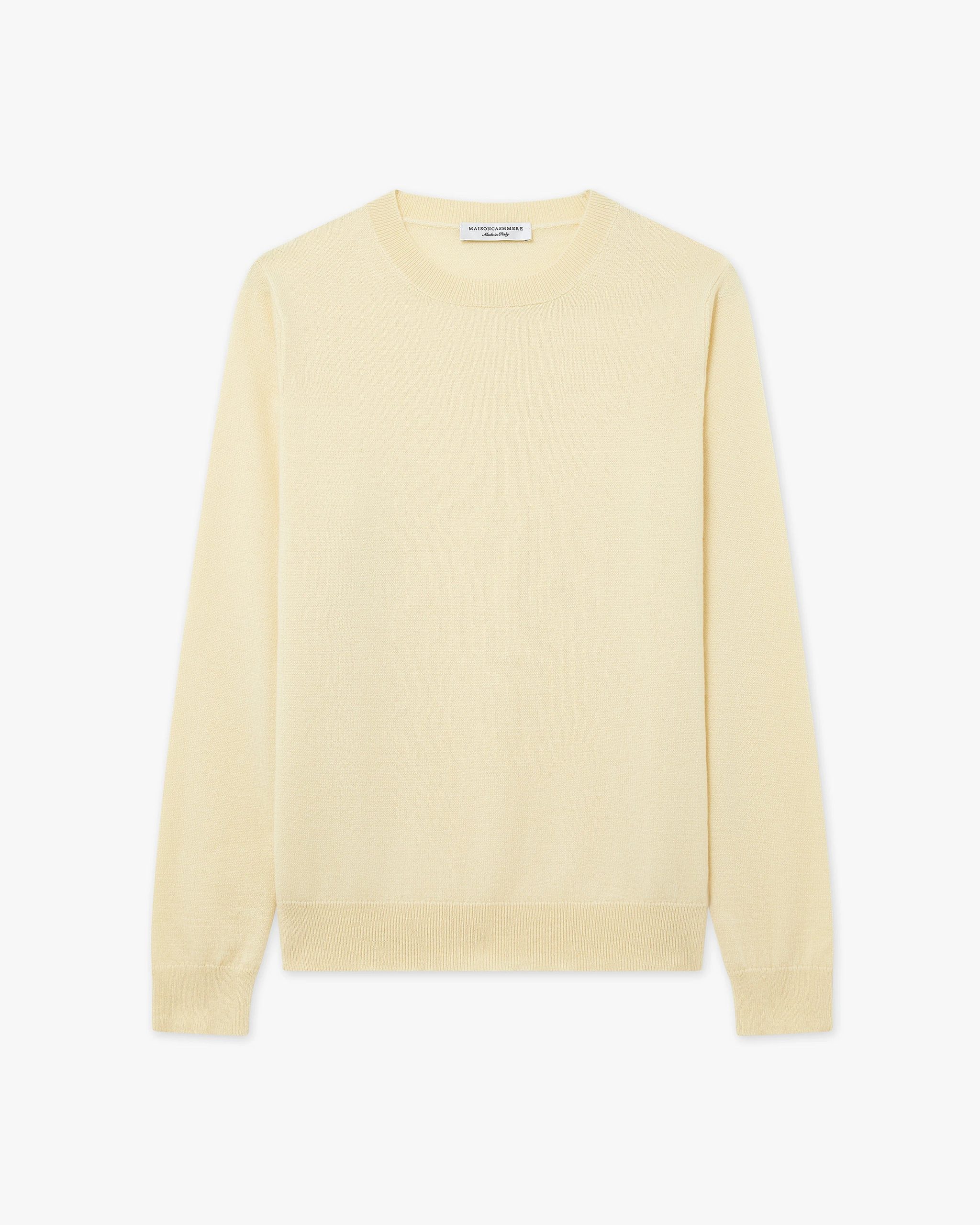 Women's Tribeca Crew Neck Sweater - Yellow – Image 5