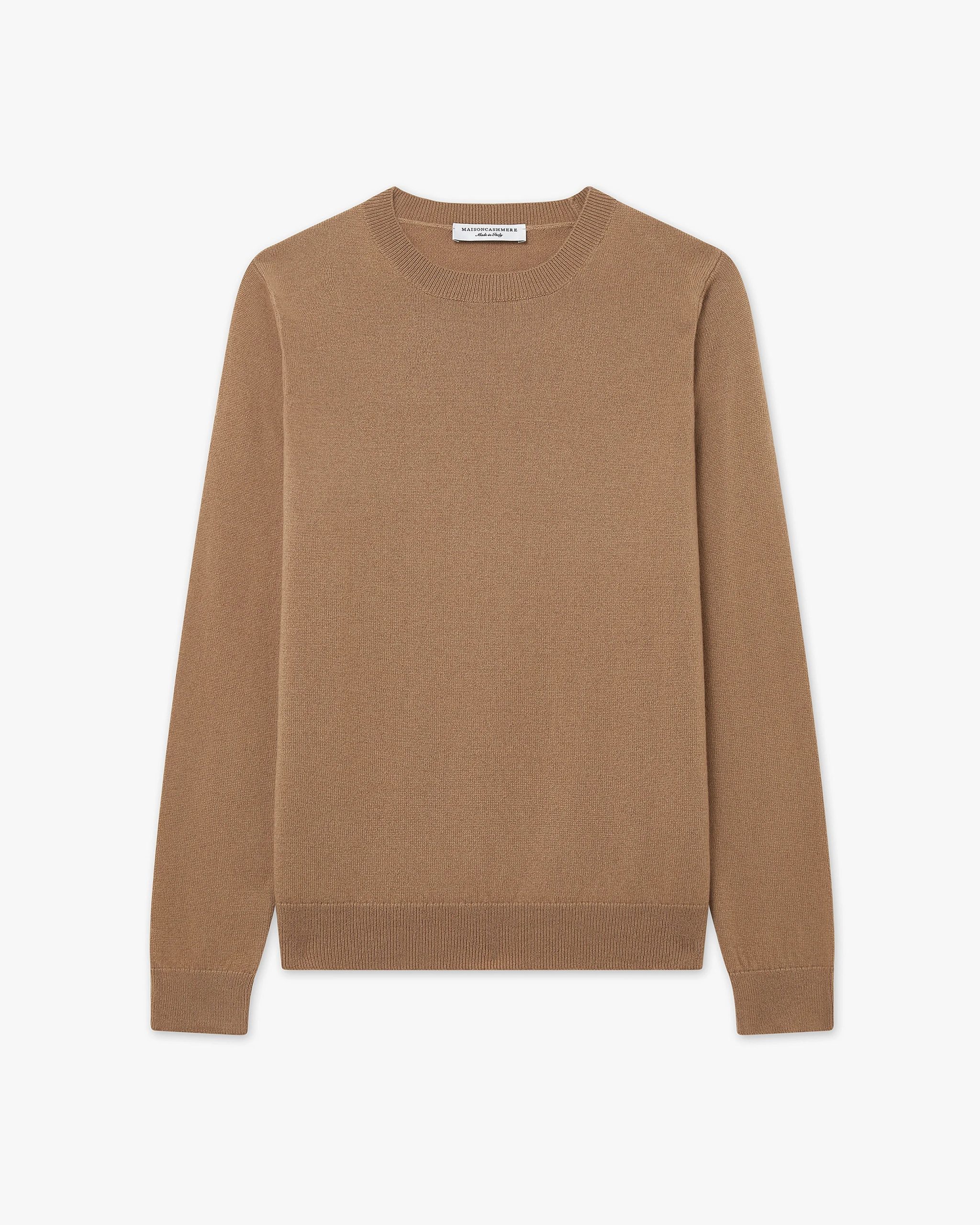 Women's Tribeca Crew Neck Sweater - Camel – Image 5