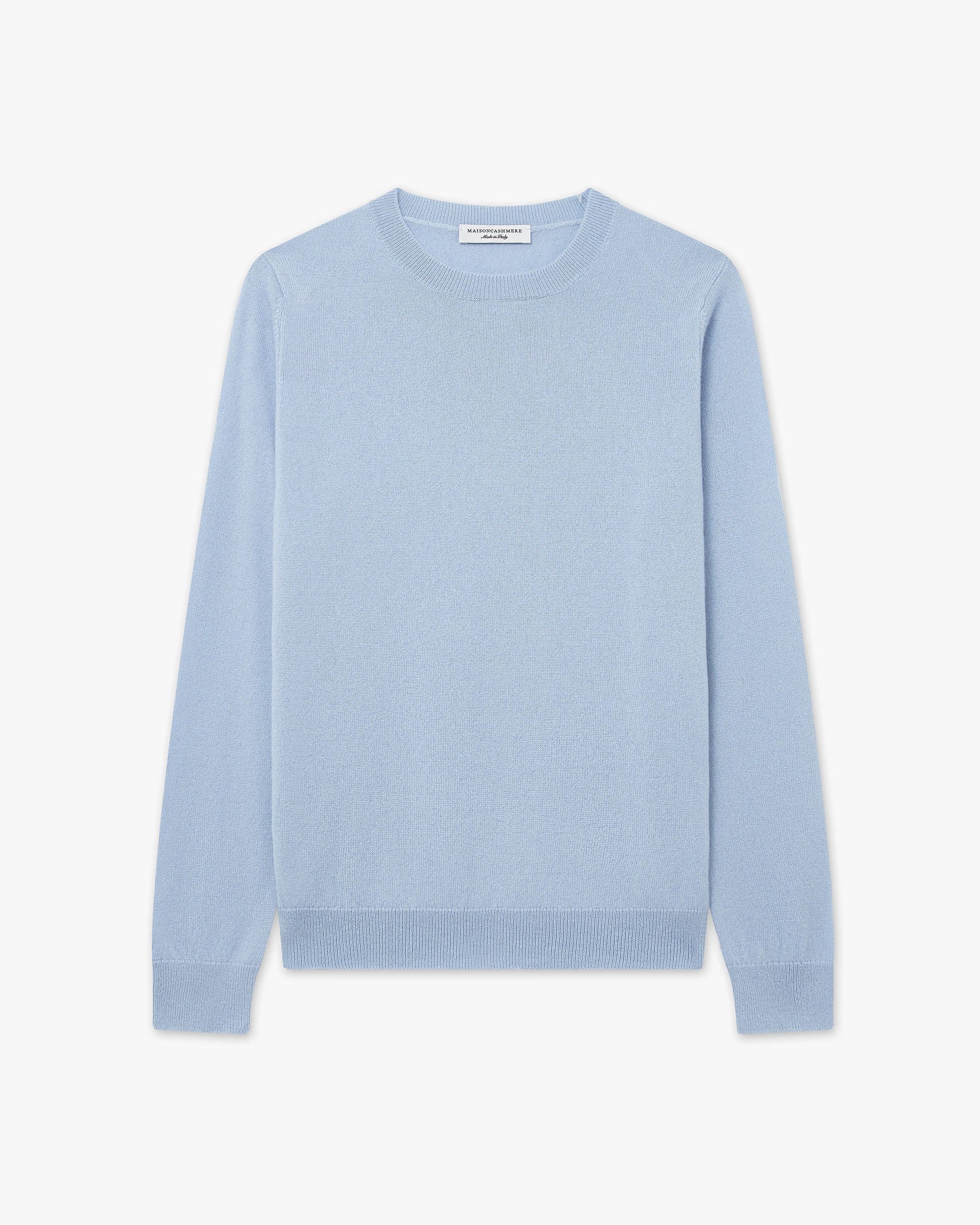 Women's Tribeca Crew Neck Sweater - Light Blue – Image 5